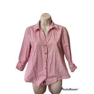 Marc New York women’s dressy casual button up top size small